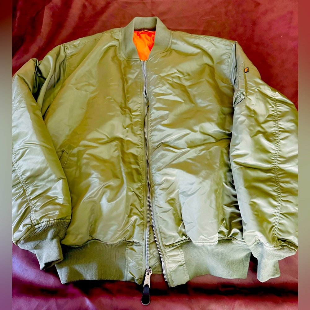 MA Bomber Jacket. Worn 1 time.  Size 3X